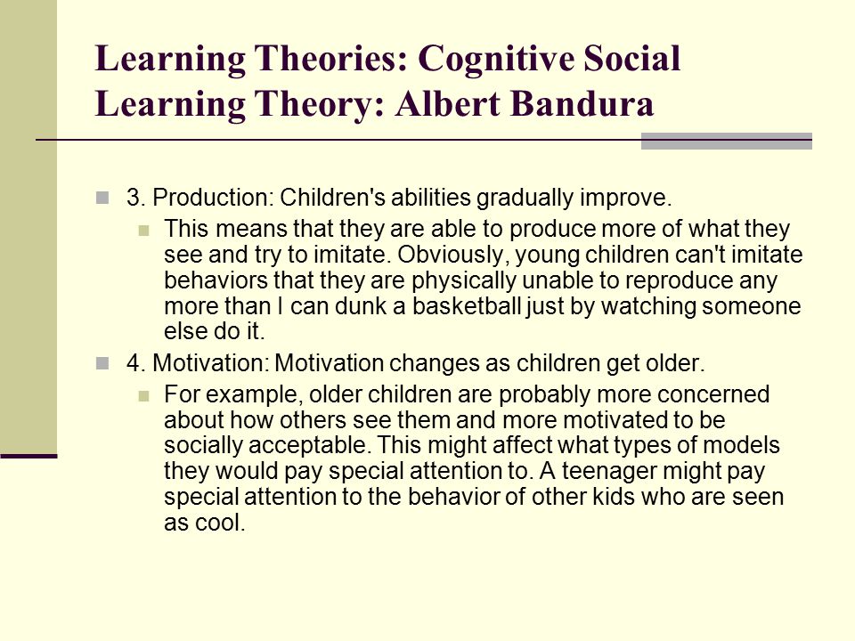 approaches to learning theories